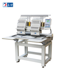 CNC 2 head 3D cap embroidery machine